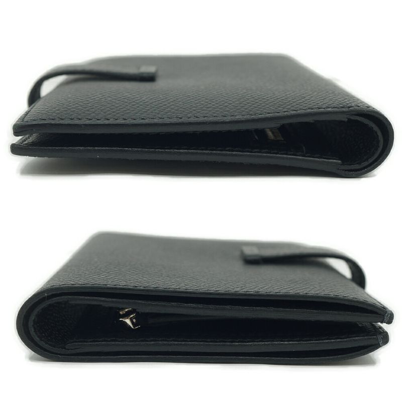 Hermes Bearn Compact Mini Wallet Manufactured Black