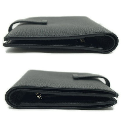 Hermes Bearn Compact Mini Wallet Manufactured Black