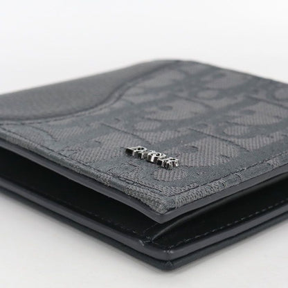 Dior Saddle Bifold Wallet Cotton