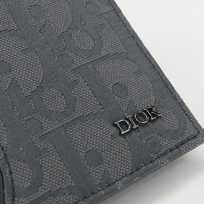 Dior Saddle Bifold Wallet Cotton