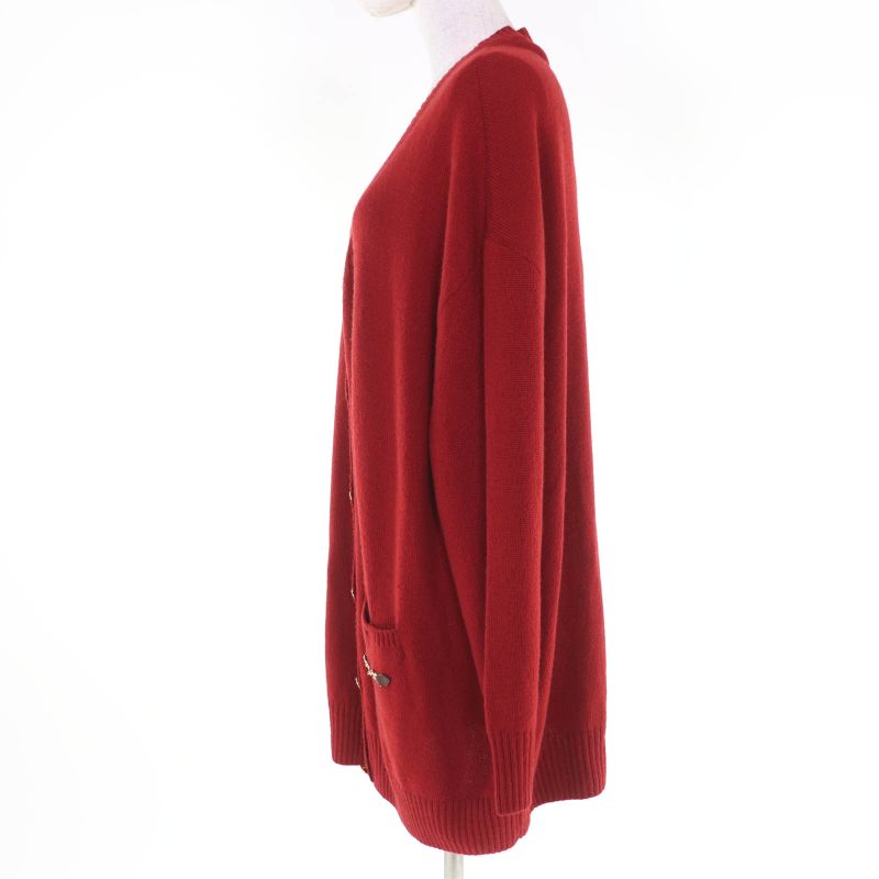 Gucci Cashmere Over Silhouette Horsebit Long Sleeve