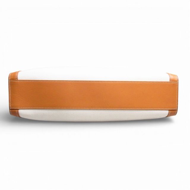 Celine Vertical Cover Large Canvas Leather Camel