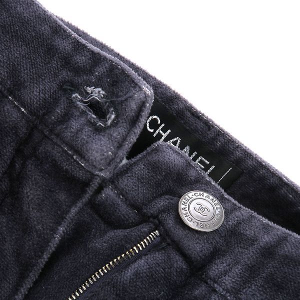 Chanel Pants Cotton Velvet