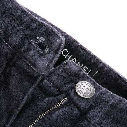 Chanel Pants Cotton Velvet