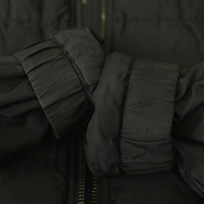 Prada Triangle Plate Down Jacket Zip Up 38 Black