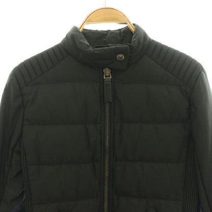 Prada Triangle Plate Down Jacket Zip Up 38 Black