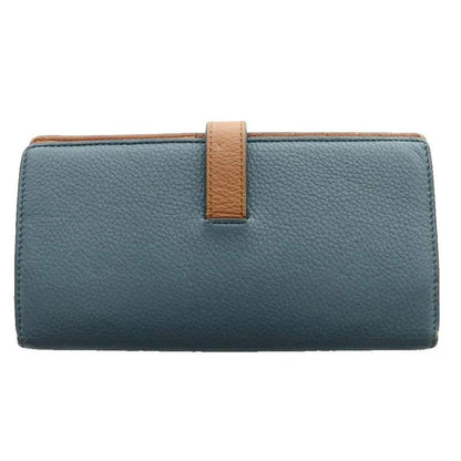 Loewe Vertical Wallet Bifold Wallet Leather Brown SS OS