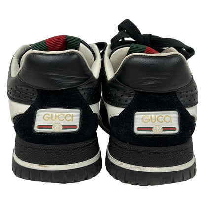 Gucci Sneakers 36 Reweb Black White Multi GG Pattern Sherry