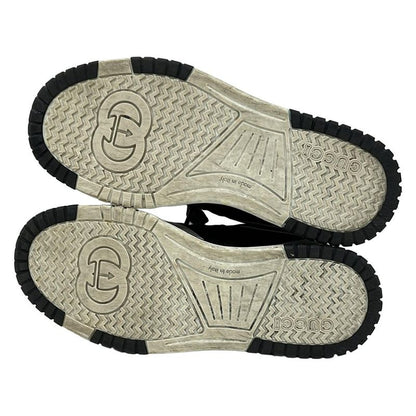 Gucci Sneakers 36 Reweb Black White Multi GG Pattern Sherry