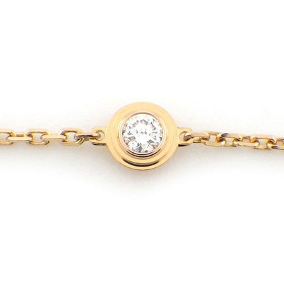 Cartier Bracelet Damier XS Diamant Leger 1 Point Diamond 18K