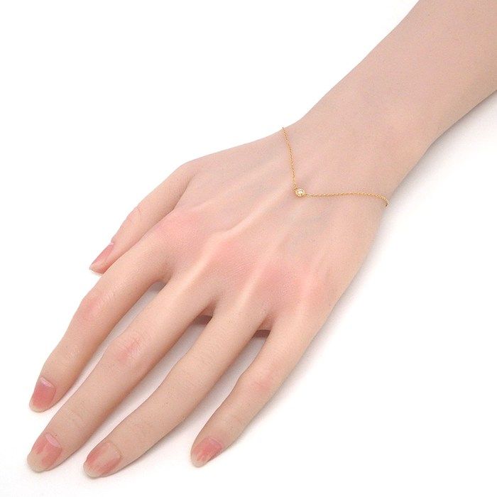Cartier Bracelet Damier XS Diamant Leger 1 Point Diamond 18K