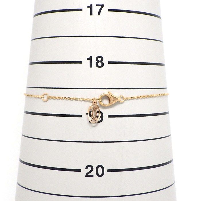 Cartier Bracelet Damier XS Diamant Leger 1 Point Diamond 18K
