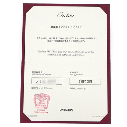 Cartier Bracelet Damier XS Diamant Leger 1 Point Diamond 18K