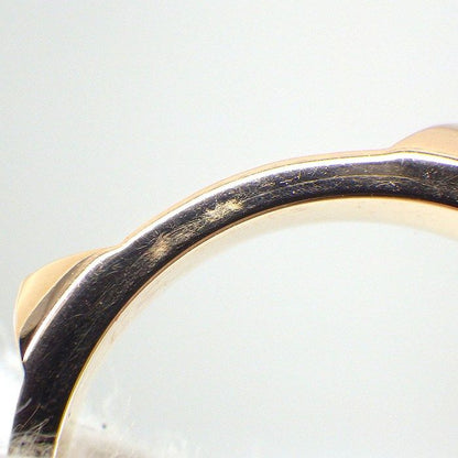 Hermes Ring Clou de Pave 65 Points Diamond 18K Pink