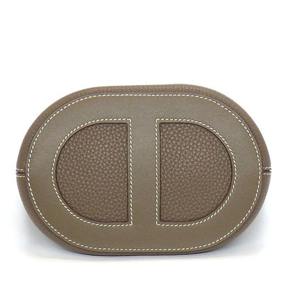 Hermes Handbag in the Loop 18 Etoupe Taurillon Clemence Swift