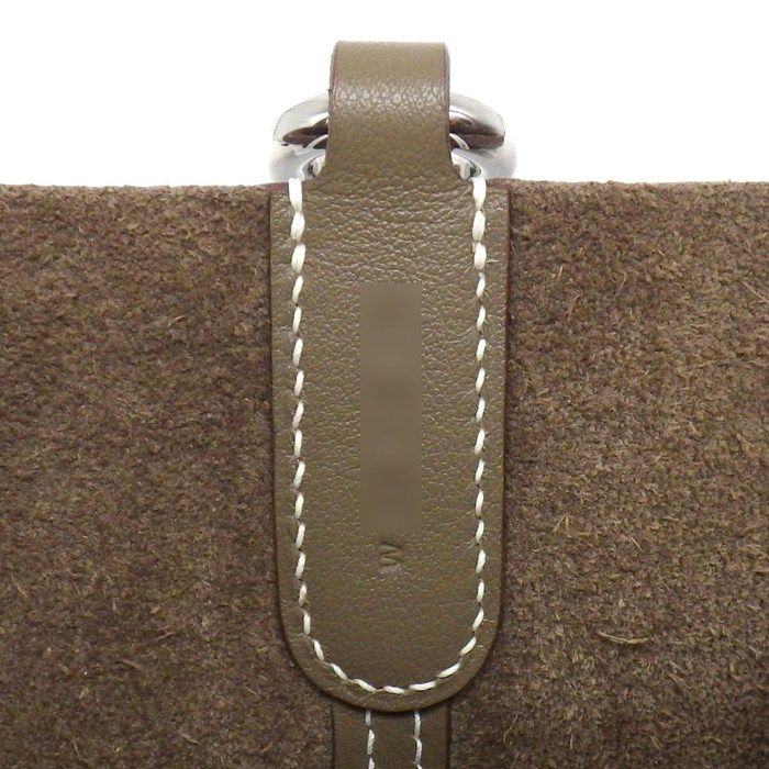 Hermes Handbag in the Loop 18 Etoupe Taurillon Clemence Swift