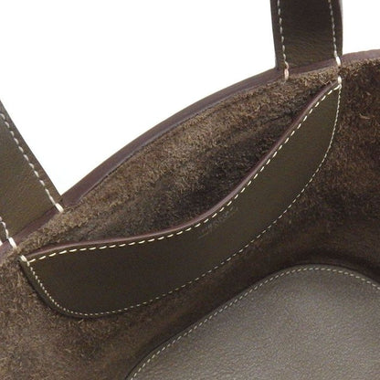 Hermes Handbag in the Loop 18 Etoupe Taurillon Clemence Swift