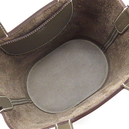 Hermes Handbag in the Loop 18 Etoupe Taurillon Clemence Swift