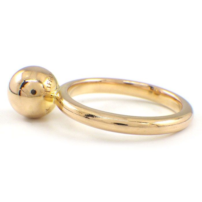 Tiffany & Co. Ring Ball New York Logo 18K Pink Gold