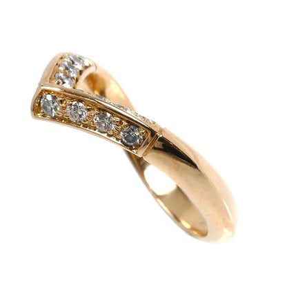Louis Vuitton 18K Pink Gold Ring Diamond 49