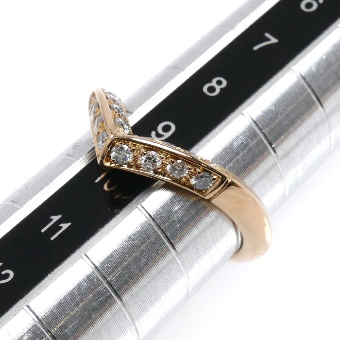 Louis Vuitton 18K Pink Gold Ring Diamond 49