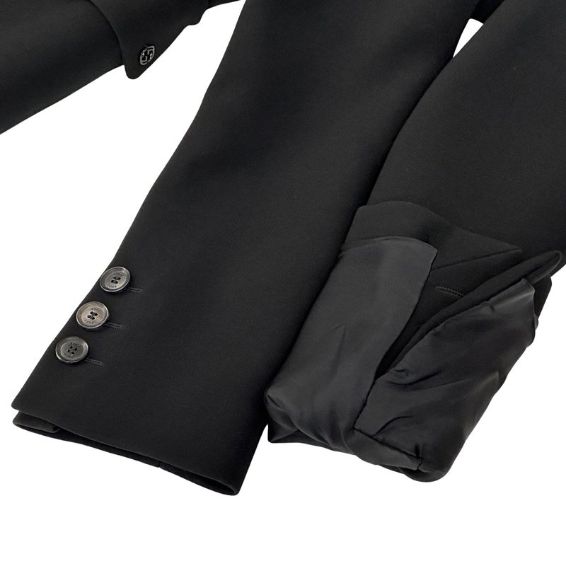 Gucci Interlocking Acetate Polyester Long Coat Black