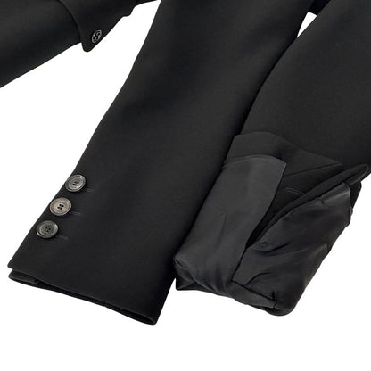 Gucci Interlocking Acetate Polyester Long Coat Black