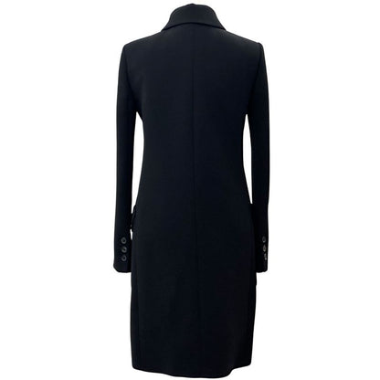 Gucci Interlocking Acetate Polyester Long Coat Black