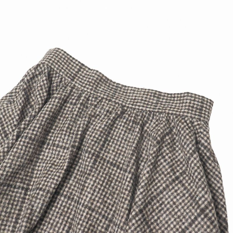 Dolce & Gabbana Long Skirt 36 Check Alpaca Blend