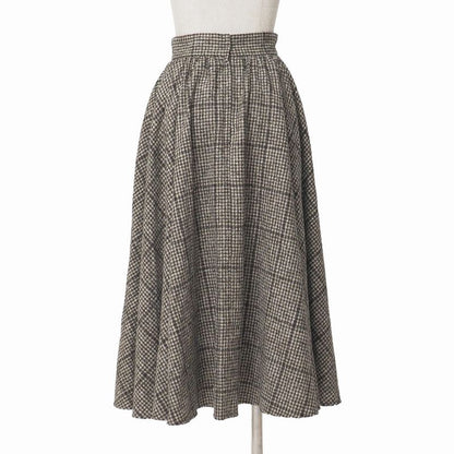 Dolce & Gabbana Long Skirt 36 Check Alpaca Blend