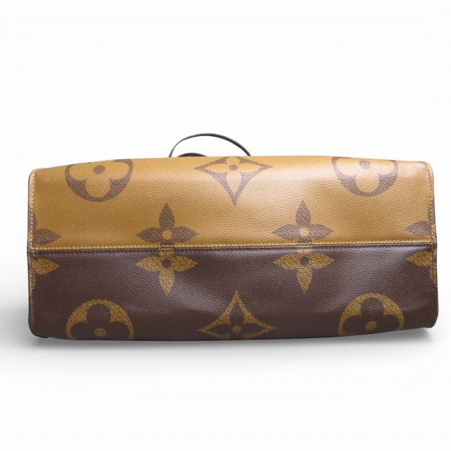 Louis Vuitton on the Go GM Monogram Giant Tote Shoulder Bag Brown