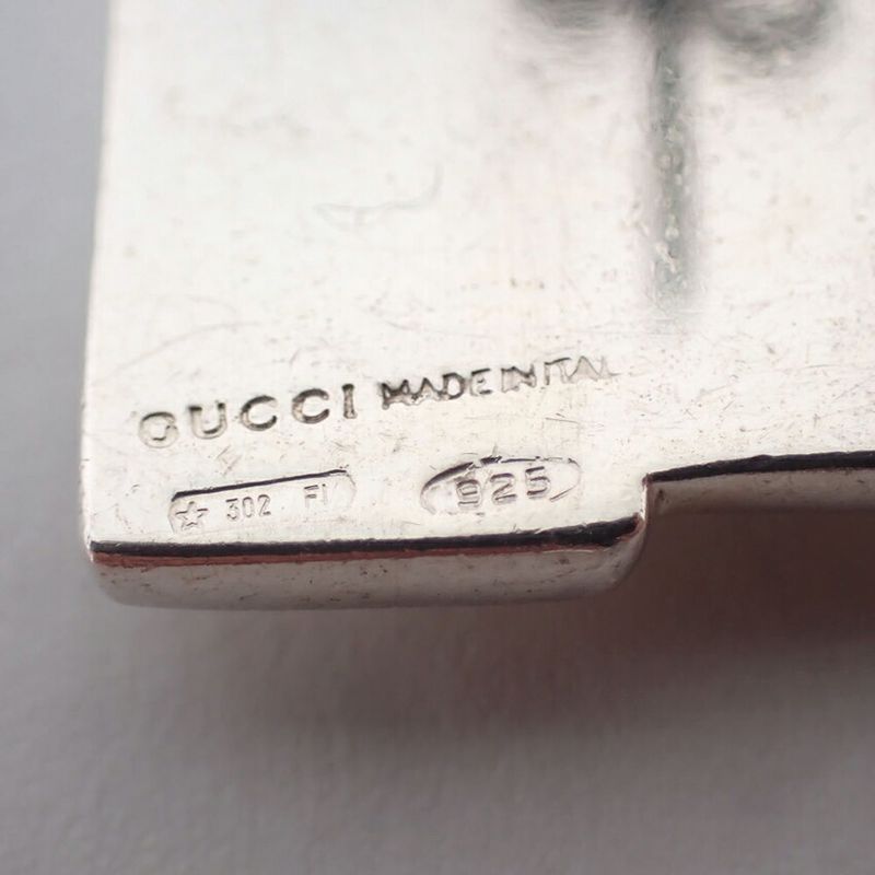 Gucci 925 Logo Earrings