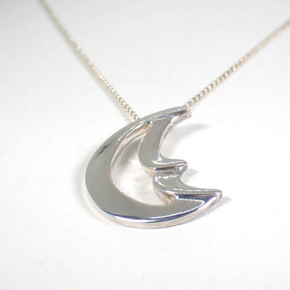 Tiffany & Co. 925 Crescent Pendant Necklace