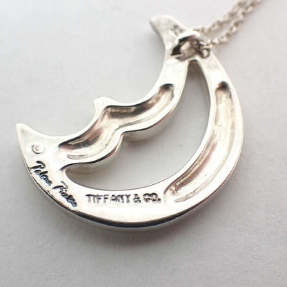 Tiffany & Co. 925 Crescent Pendant Necklace