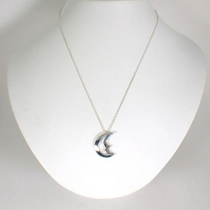 Tiffany & Co. 925 Crescent Pendant Necklace