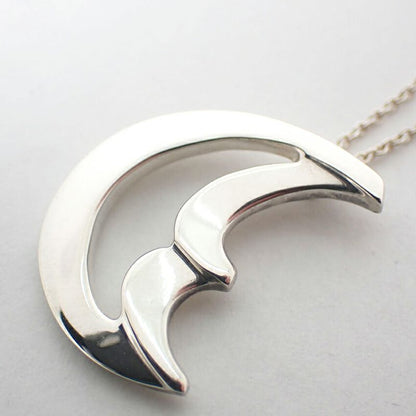 Tiffany & Co. 925 Crescent Pendant Necklace