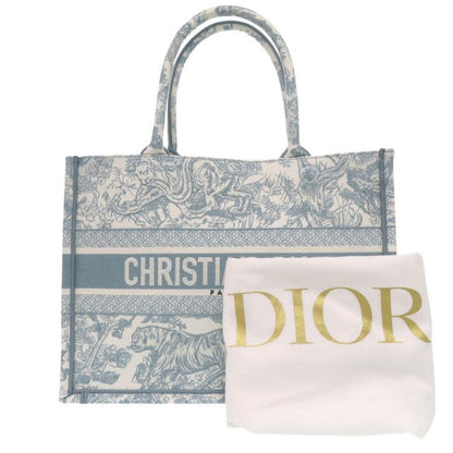 Dior Book Tote Toile de Jouy Embroidery Cotton Light