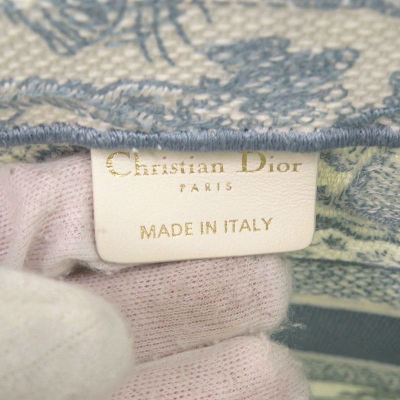 Dior Book Tote Toile de Jouy Embroidery Cotton Light