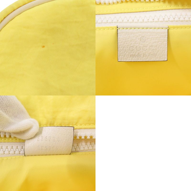 Gucci Interlocking Blind for Love Yellow Backpack