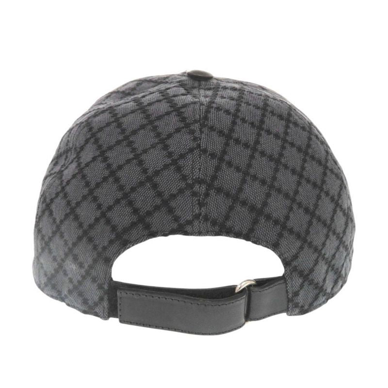 Gucci Diamante XL Cotton Gray Hat Cap