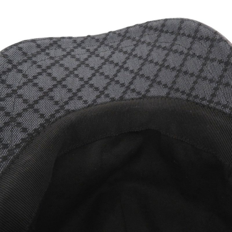 Gucci Diamante XL Cotton Gray Hat Cap