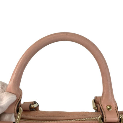 Guccissima Pink Gold Leather Mini Boston Bag
