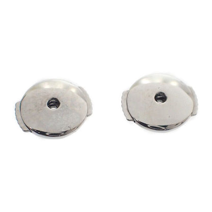 Cartier Juste un Clou Hoop Small Pave Earrings 18K White Gold