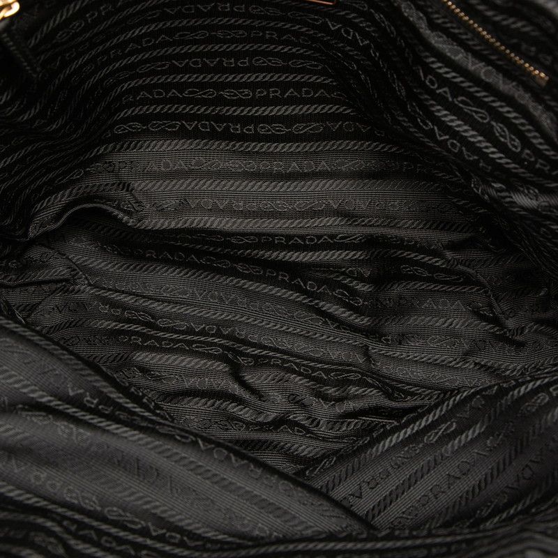 Prada Tote Shoulder Bag Black