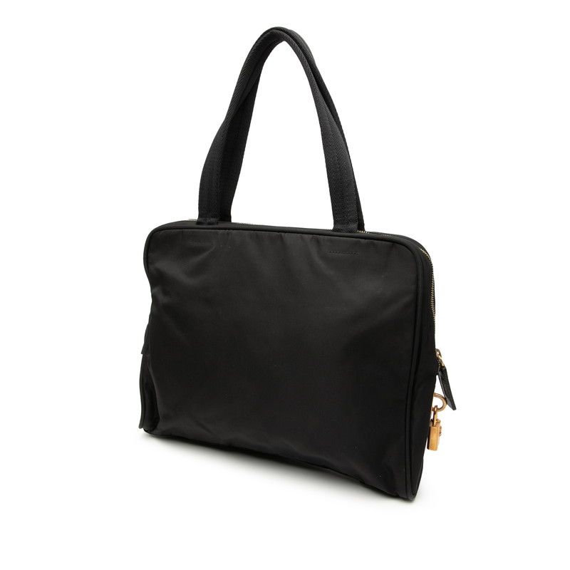 Prada Tote Shoulder Bag Black