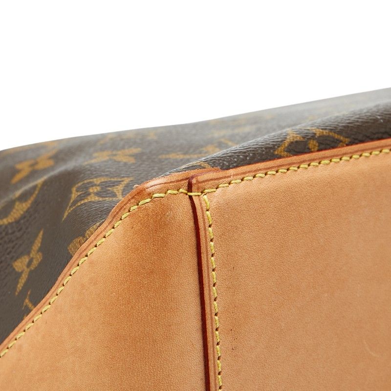 Louis Vuitton Monogram Cabas Mezzo Shoulder Bag Tote Brown