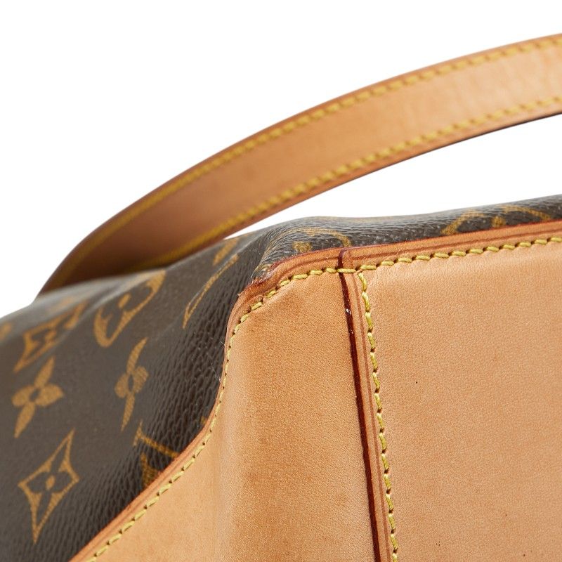 Louis Vuitton Monogram Cabas Mezzo Shoulder Bag Tote Brown