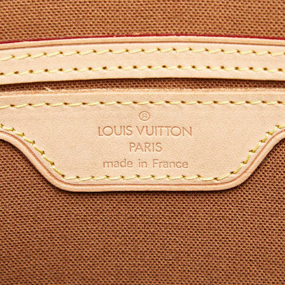 Louis Vuitton Monogram Cabas Mezzo Shoulder Bag Tote Brown