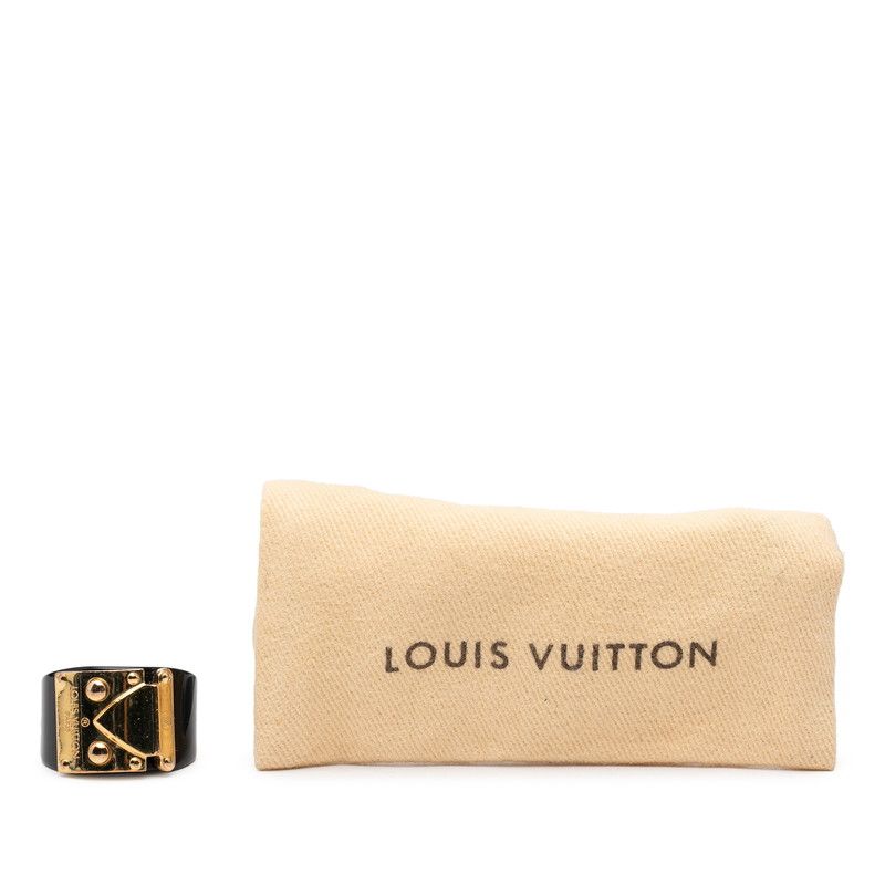 Louis Vuitton Bag Lockmi Ring L Black Plastic