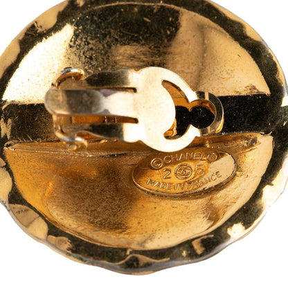 Chanel CC Logo Quilted Vintage Gold Plated